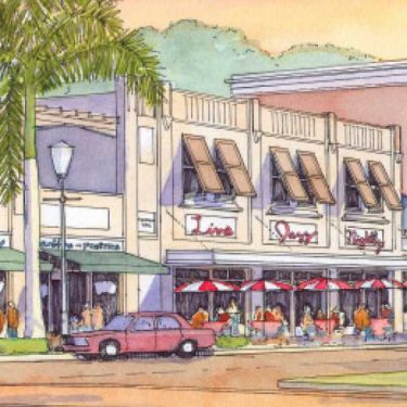 Fort Myers MLK Revitalizatinon Plan, McCollum Hall rendering