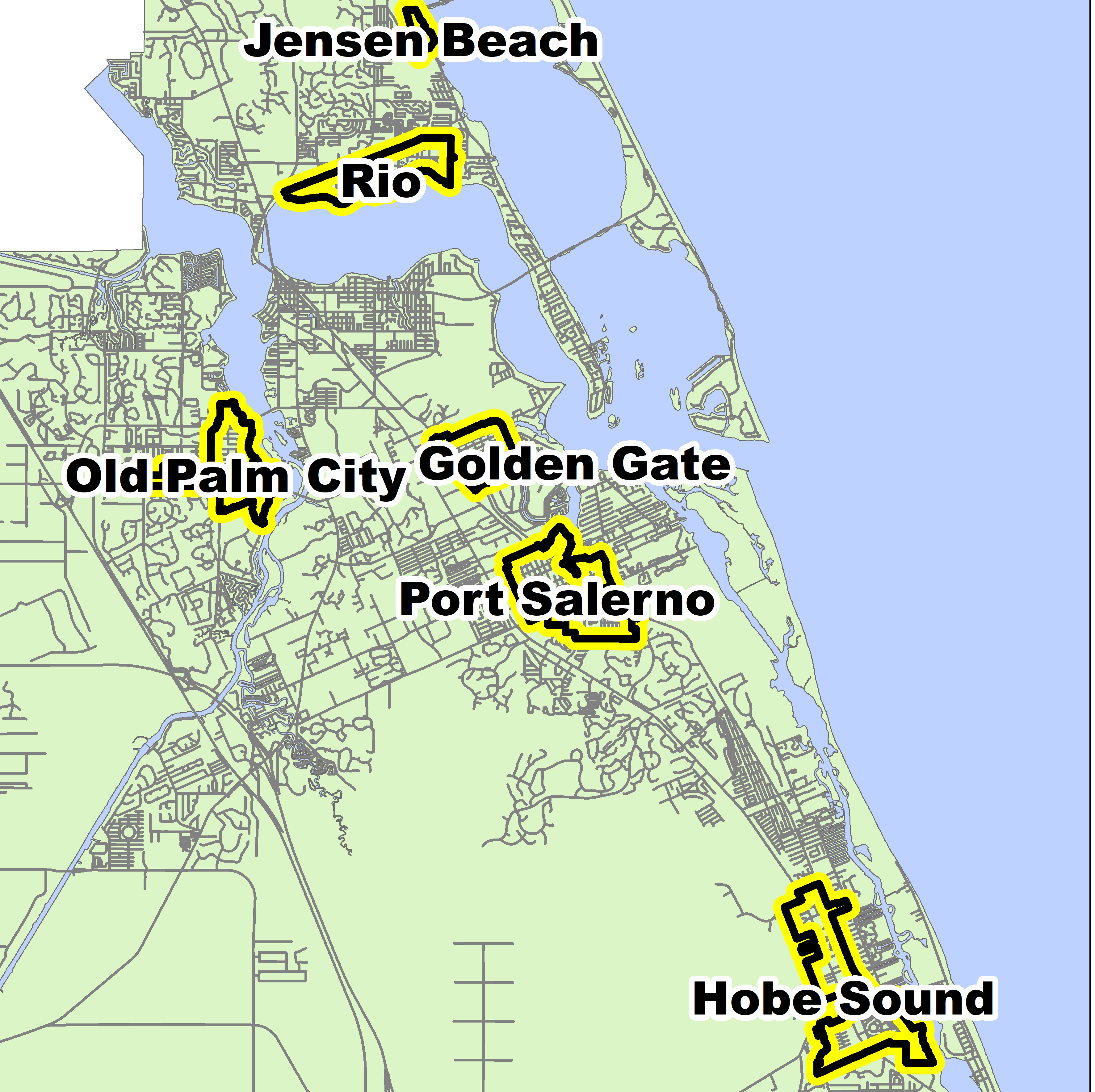 Martin County CRA Map