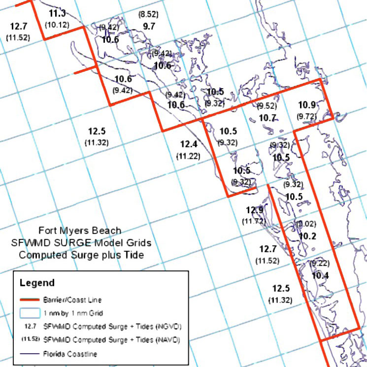 Fort Myers Beach Flood Maps